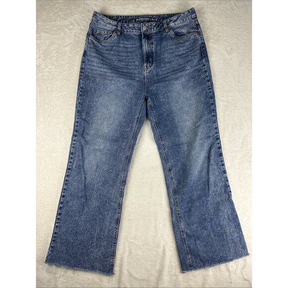 Women's Blue Flare & Wide Leg Jeans - Picture 1 of 14